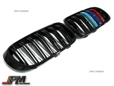M Tri Color Gloss Black Front Kindey Grille Grill For 2014-2016 BMW F26 X4 SUV