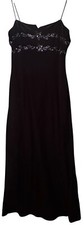 Vtg Dave  Johnny by Laura Ryner Beaded Velvet Gown Sz. 9/10 Glam Gala Old Money