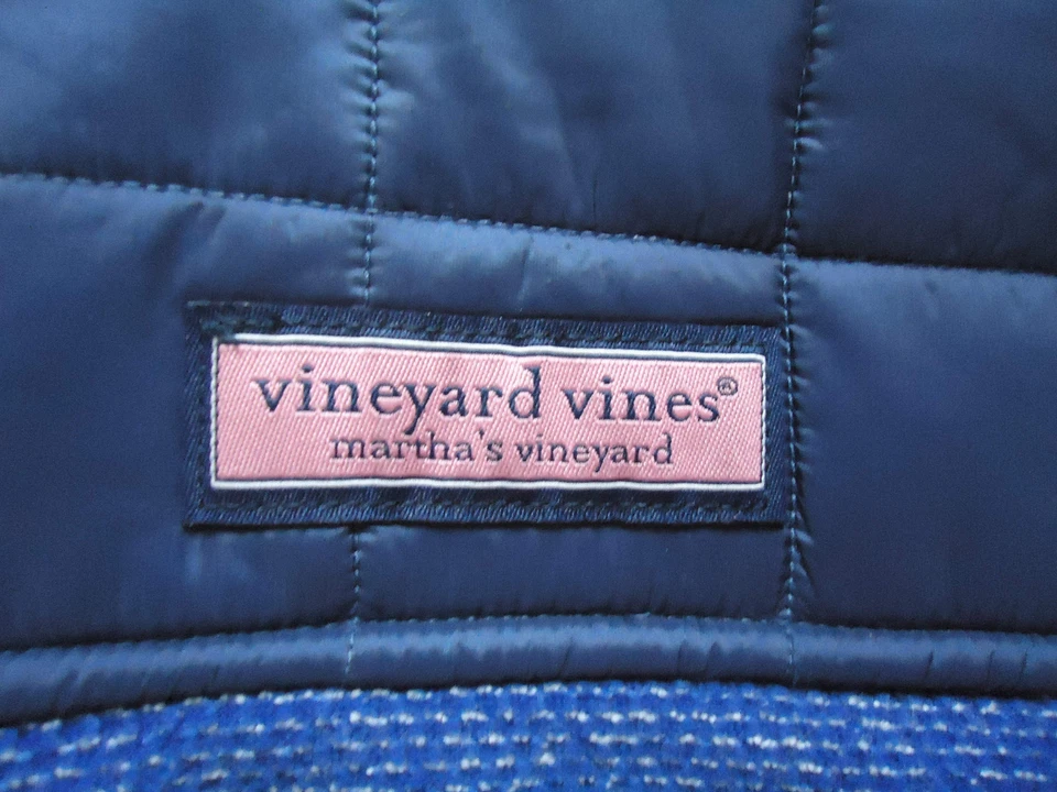 Colete azul Boy's Vineyard Vines tamanho G grande - Imagem 2 de 4