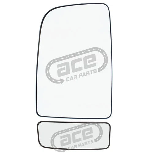 Mercedes Sprinter 2018-> Upper & Lower Mirror Glass Set Passenger Side Left Hand