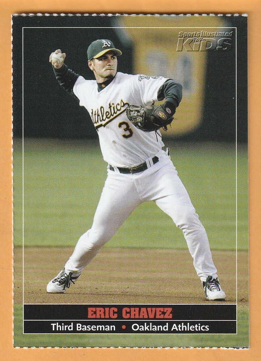 Eric Chavez Oakland A's 2004 Sports Illustrated for Kids #429 11K