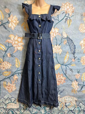 corset midi dress tulle Corset Midi Floral Tulle Dress EU46