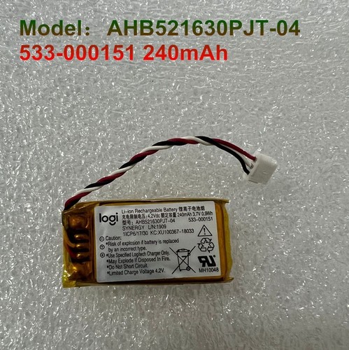 AHB521630PJT-04 NEW Original Battery 533-000151  Logitech G Pro Wireless Mouse - Picture 1 of 2