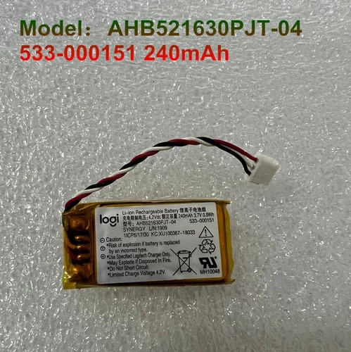 AHB521630PJT-04 NEW Original Battery 533-000151 Logitech G Pro Wireless Mouse