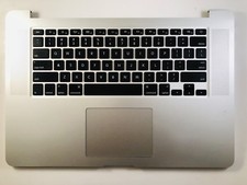15" MacBook Pro Retina A1398 Top Case Keyboard Trackpad Battery 2012 silver