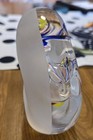 Mike Michael Zelenka Hand Blown Signed Art Glass MCM Rare Sculpture Paperweight  — photo 2