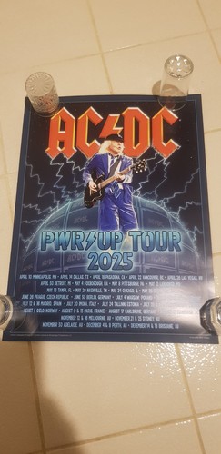 Ac dc Melbourne Australia Executive Lithograph Poster Pop Up Shop 2025 ...