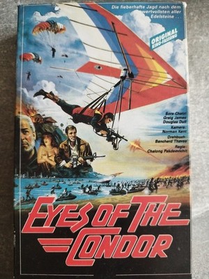 Ocean Video Pappbox  Douglas Dull   EYES OF THE CONDOR   VHS Rarität  Sehr Gut