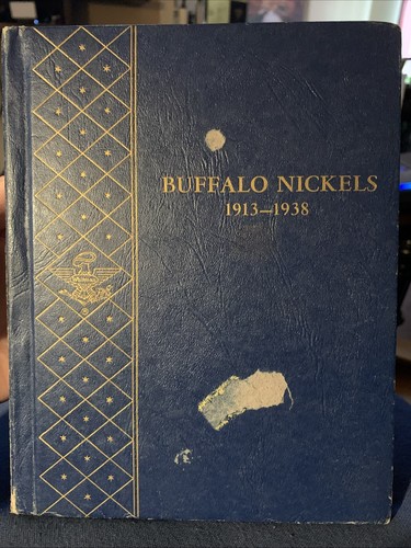 Buffalo Nickels 1913-1938 Whitman Classic Albums Coin Albums #9408 USED