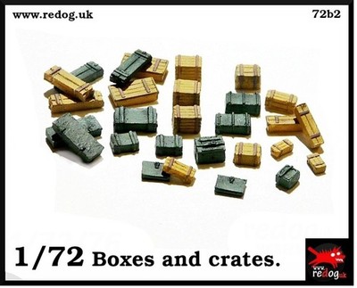 Redog 1:72 Militärkisten - Maßstab Modellbauset / B2