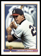 1991 Bowman Javier Lopez Rookie #587