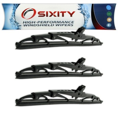 Front+Rear Windshield Wiper Blades for Mercury LN7 Lynx Tracer OEM Upgrade um
