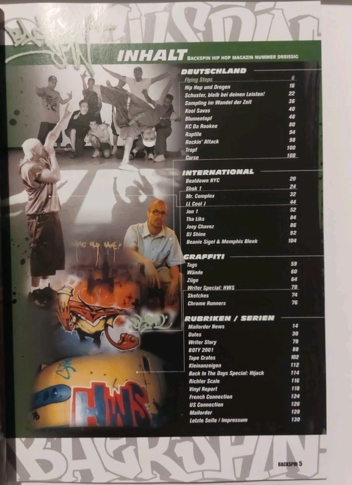 Backspin - Hip Hop Magazin # 30 - 2001 - Flying Steps - Bild 3 von 3