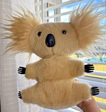 Cream Colored Stuffed Plush Koala Bear Animal 15" Tall (including hair)
