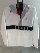 Vintage Jordan Wings White Anorak Jacket 942729-100 , L Retro
