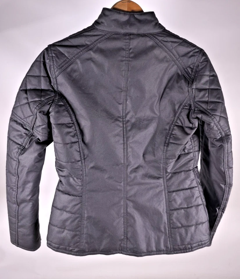 Barbour Black Streak International Extractor Quilt Jacket Size US 4 / UK 8 - Image 4 of 4
