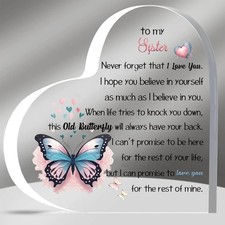 Sister Inspirational Gifts Acrylic Plaques My Girl Graduation Gift Women Birthda