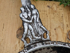 Opferpfanne WWI Patriotika Gegengabe f&uuml;r kriegswichtige Metalle Kaiserreich