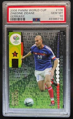 2006 Panini World Cup Germany Zinedine Zidane #106 PSA 10 | eBay