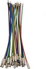 20Pack Colored Nylon Coated Stainless Steel Wire Keychains 2Mm 6 Inches Aircraft