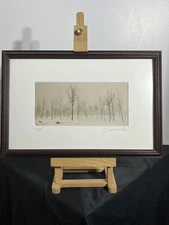🔵 Sarah Wagner-Raines Winter Snowscape Photography Art Signed  #7/250