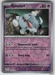 Greavard 105/198 Reverse Holo Scarlet & Violet Base Set