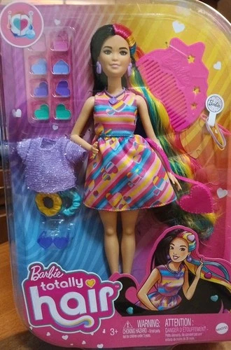 2021 Barbie Totally Hair Fashion Doll with Accessories - Kira Face -#HCM90 -NIB