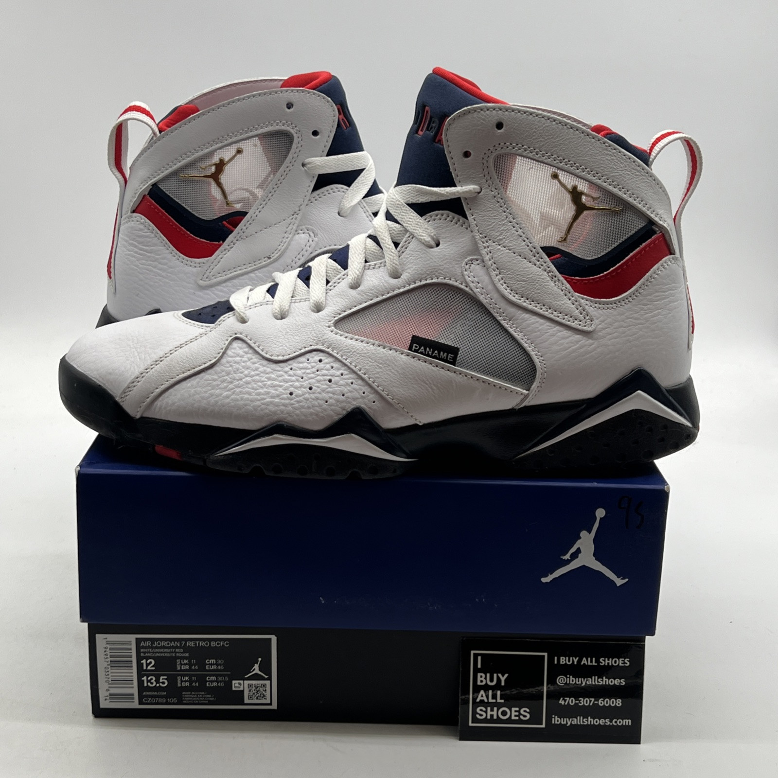 Size 12 - Paris Saint-Germain x Air Jordan 7 Retro Paname 