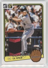 2017 Panini Donruss Retro 1983 Materials Cal Ripken Jr Cal Ripken #RM-CR HOF 2r5