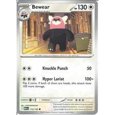 112/132 Bewear : Common Card : Mega Evolution: Pokemon TCG