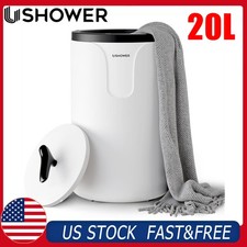White Towel Warmer Bucket Heater- 20L Capacity- Fits 2 Oversized Towels Blankets
