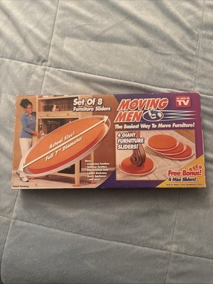 New Moving Men As Seen on TV Set of 8 Furniture Sliders 4 Giant & 4 Mini Sealed