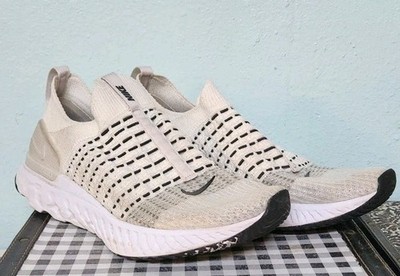 Size 12 - Nike React Phantom Run Flyknit 2 Sail Light Bone DV2139-100
