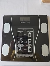 Intelligent Digital Body Scale With Backlit LED Display Screen,Weighing Up To 40