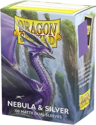 Dragon Shield - Nebula & Silver - Matte Standard Card Sleeves (Pack of 100)