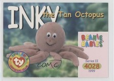 1999 Ty Beanie Babies Series 2 Inky the Octopus #186 11pj