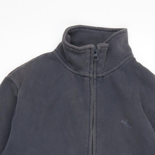 Domyos Boys Black Basic Jacket S Full Zip Autumn Winter - Picture 8 of 12