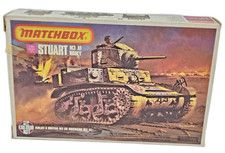 Matchbox PK-84 Stuart M3/A1 Honey 1:76 Scale 2 Colour Military Model Kit Boxed