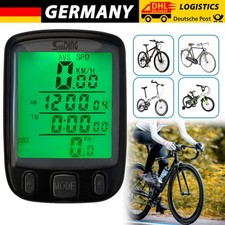 Fahrradcomputer Tachometer Digital LCD Fahrrad Kilometerzähler Wasserdicht
