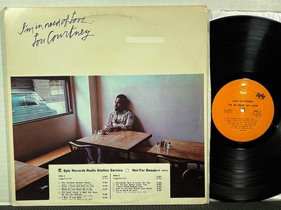 LOU COURTNEY I'm In Need Of Love LP EPIC 33011 STEREO DJ PROMO