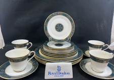 Royal Doutlon Carlyle China~(Set of 4)~5 Pc Place Setting~1st Quality~20 Piece