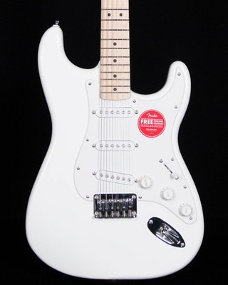 Squier Sonic Stratocaster HT, Maple FB, Arctic White-DS