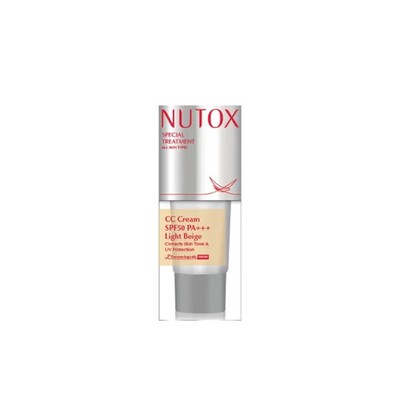 Nutox Special Treatment Cc Cream Spf50 Pa+++ Light Beige 30Ml (All Skin Types)