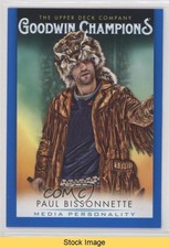 2021 Upper Deck Goodwin Champions Royal Blue Paul Bissonnette #39 READ g0d