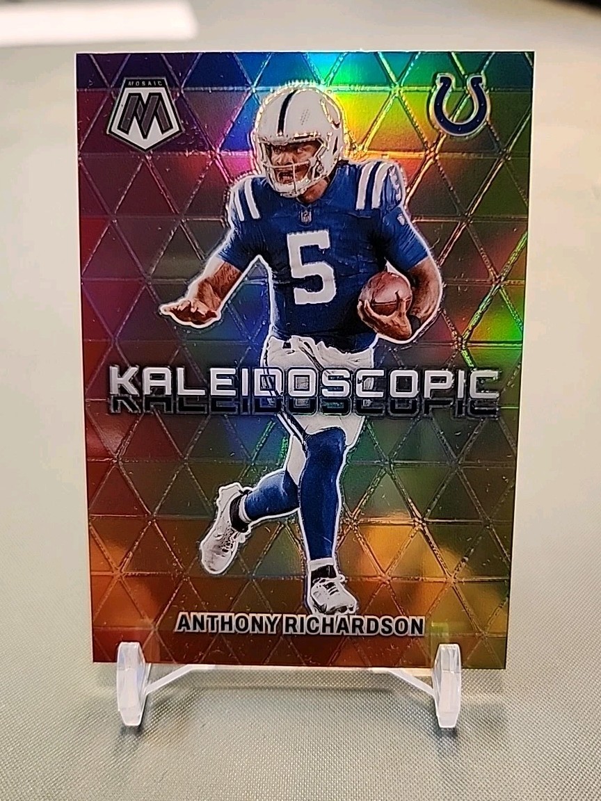 Anthony Richardson 2024 Panini Mosaic Kaleidoscopic Case Hit SP #7 Colts