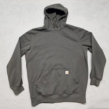 Carhartt Hoodie Rain Defender Men XLT Green Sweatshirt Fleece Loose 100615 306