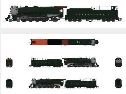 Broadway ltd (N) 8515 PRR M1b 4-8-2 #6749 DC/DCC/SONIDO - NUEVO | Zustand: New