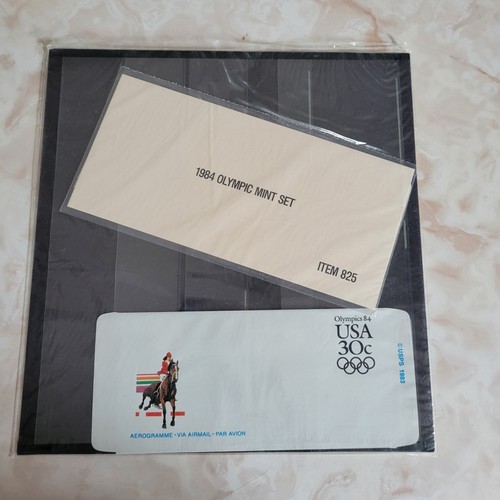 1984 USPS Commemorative Olympic Stamp Collectible Book Limited Edition New - Picture 3 of 15