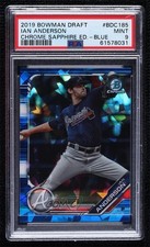 2019 Bowman Chrome Draft Sapphire Edition Blue 75/99 Ian Anderson PSA 9 MINT 4al