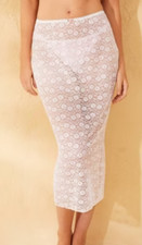NEW Wild Fable Women's Swim Cover Up Lace Midi Skirt Size XL